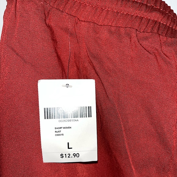 Forever21 Rust Red High Rise Shorts with Side Zippers NWT — Large - Picture 4 of 5